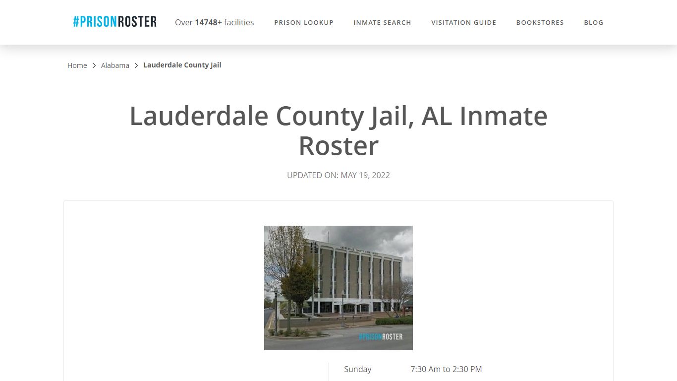 Lauderdale County Jail, AL Inmate Roster